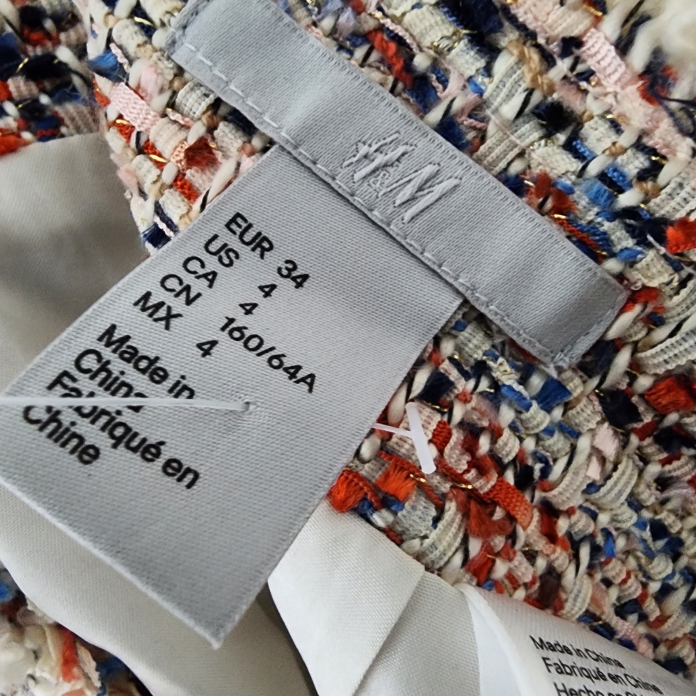 H&M | High Waist Tweed Style Pencil Skirt - Picture 6 of 7